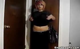 Hot show in webcam with slut